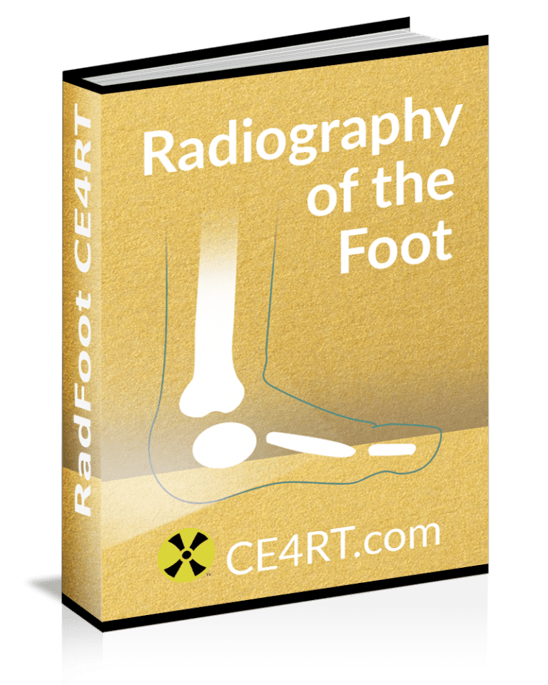 CE4RT - Radiographic Positioning Of The Distal Feet For X-ray Techs