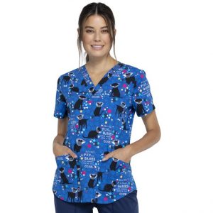 Cherokee Flexibles Print scrub